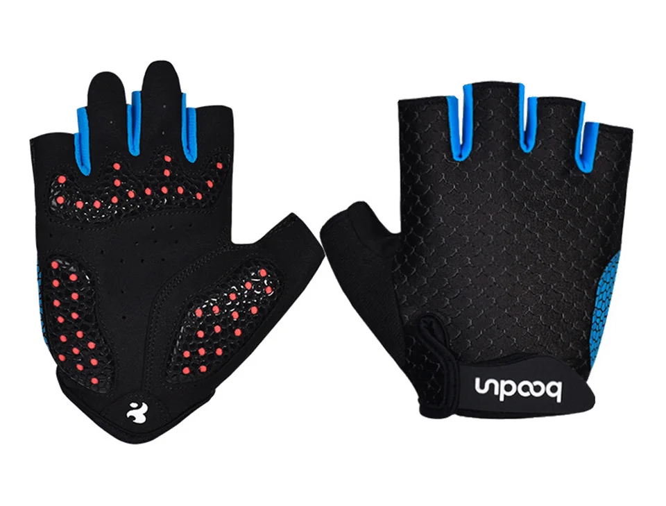 Велосипедные перчатки BOODUN Half Finger мужские и женские летние спортивные противоударный велосипед перчатки силикагель MTB велосипедные перчатки Guantes Ciclismo