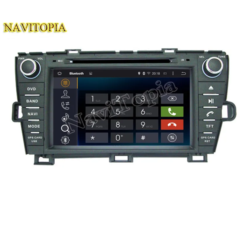 Clearance Ectwodvd Octa Core/Quad Core 4G/2G Android 9.0 Car Multimedia DVD Player for Toyota PRIUS right driving 2009- Radio+GPS 9