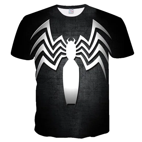 BIANYILONG Новинка года Venom футболки с 3D-принтом для мужчин Повседневная рубашка короткий рукав Фитнес Футболка мужские топы рубашки тяжёлая атлетика база слои - Цвет: TXUO-377