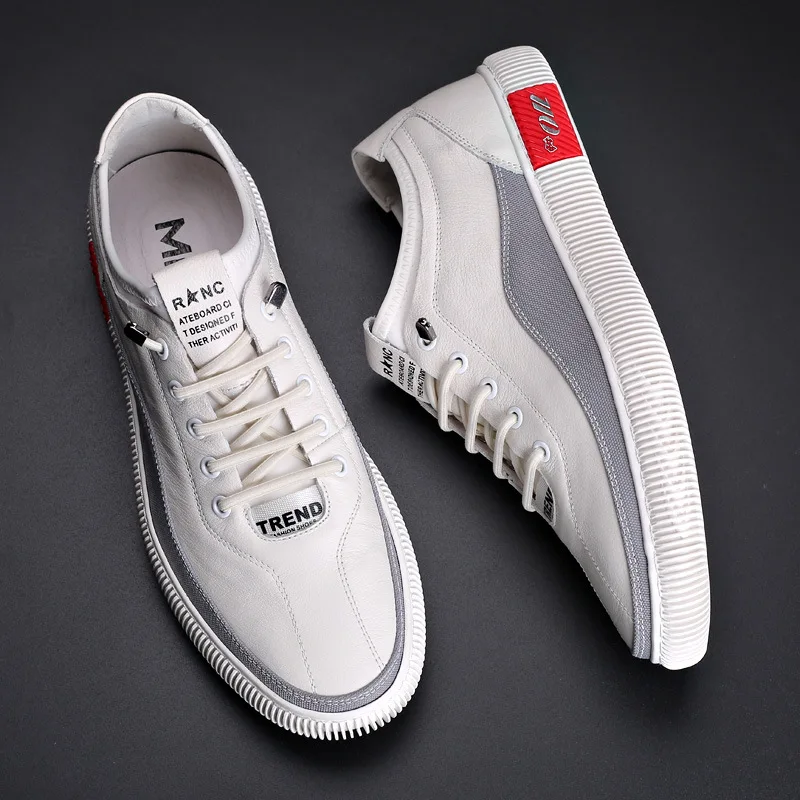 Male Shoe White Platform Man Shoes Men Casual Shoes Leather Shoes Shoe Tenis Masculino Adulto Sneakers Zapatos De Hombre Scarpe