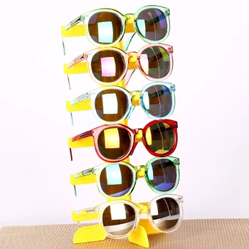 

Jewelry Organizer Stand 6Pair Plastic Sunglasses Eyeglass Glasses Frame Rack Display