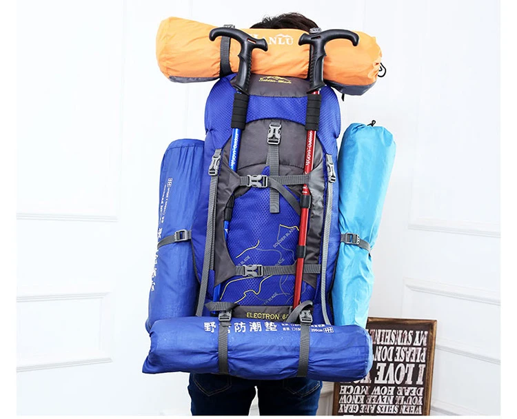 Новая Большая вместительная Спортивная Сумка для кемпинга, дорожная сумка, походный рюкзак, водонепроницаемый, устойчивый к царапинам, многофункциональная сумка