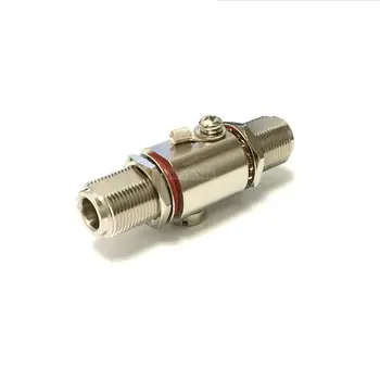

4 PCS RF Coax N-Type Female to N-Type Female Lightning Arrestor/Surge Protector for Radio Antenna Feeder