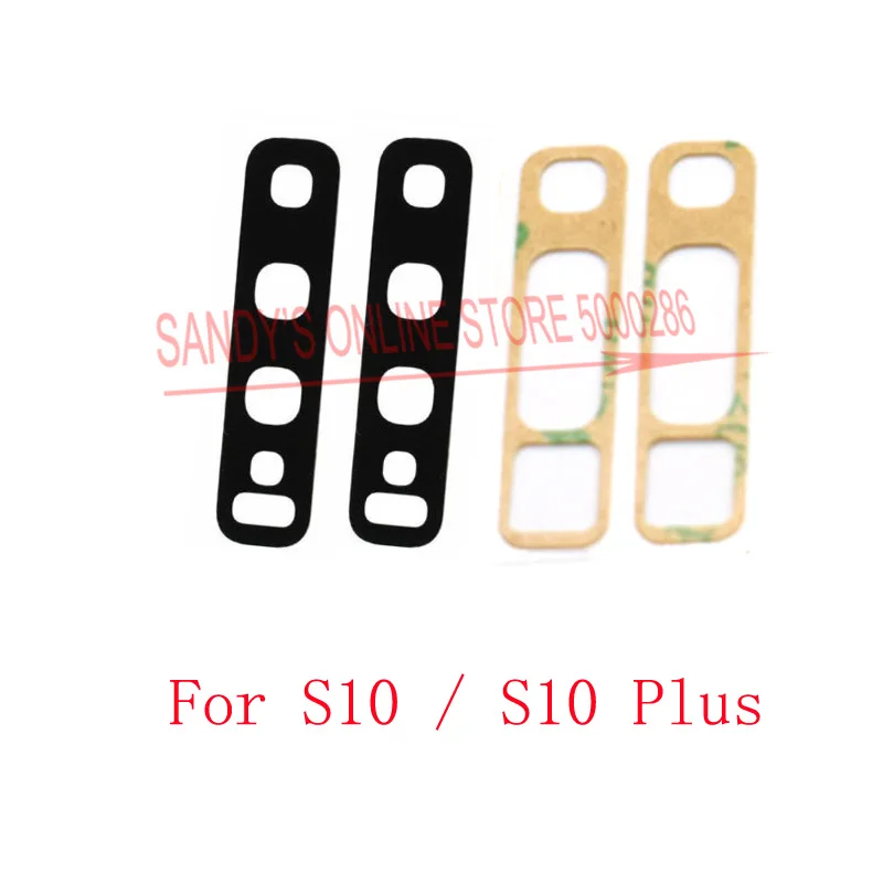 

1 Pcs/Lot Rear Back Camera Glass Lens For Samsung Galaxy S10 / S10 Plus S10+ Camera Lens Glass Cover With Adhesive Sticker