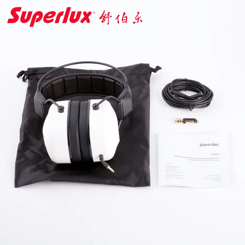 Superlux HD665 профессиональные студийные наушники с закрытой задней головкой для