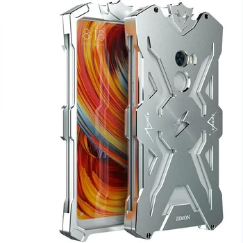 

Simon Case For xiaomi Mix 2 THOR IRONMAN Shockproof Metal Back Cover Frame Anti-knock Bumper For Xiaomi MIX2