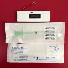 Портативный сканер для домашних животных сканер чипов у собак с микрочипом+ 2 шт 1,4*8 мм инжектор RFID