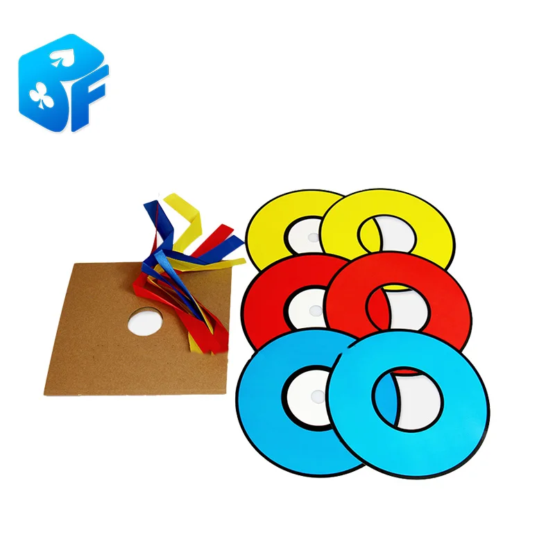 Hot sale Color changing CD 6pcs paper CD paper bag magic tricks magic