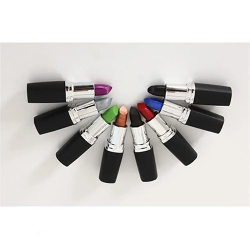 12 Pcs New Multi Colors Lipstick Vampire Grape Purple Dark Black