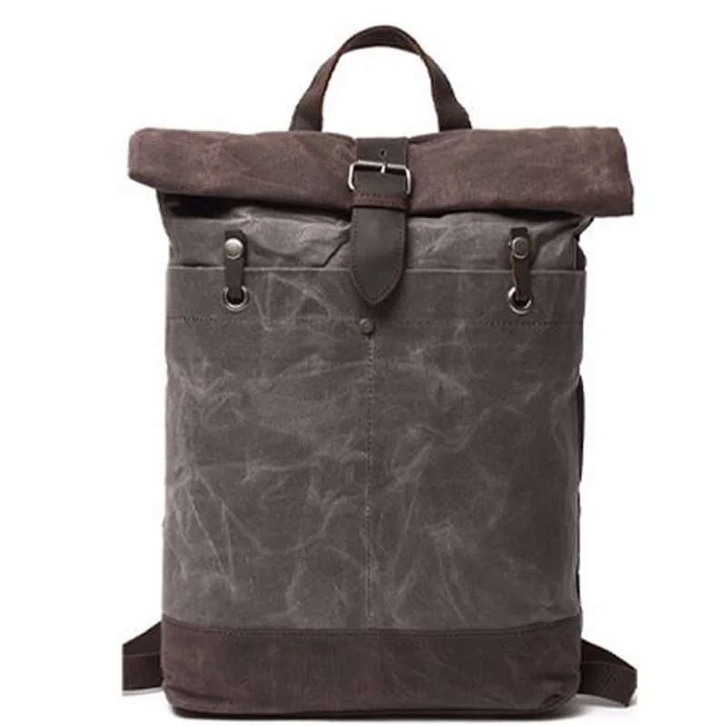 

ABSF Backpack Mochila Waterproof Laptop School Bags Vintage College Style Student Bag Canvas Travel Backpack Rucksack
