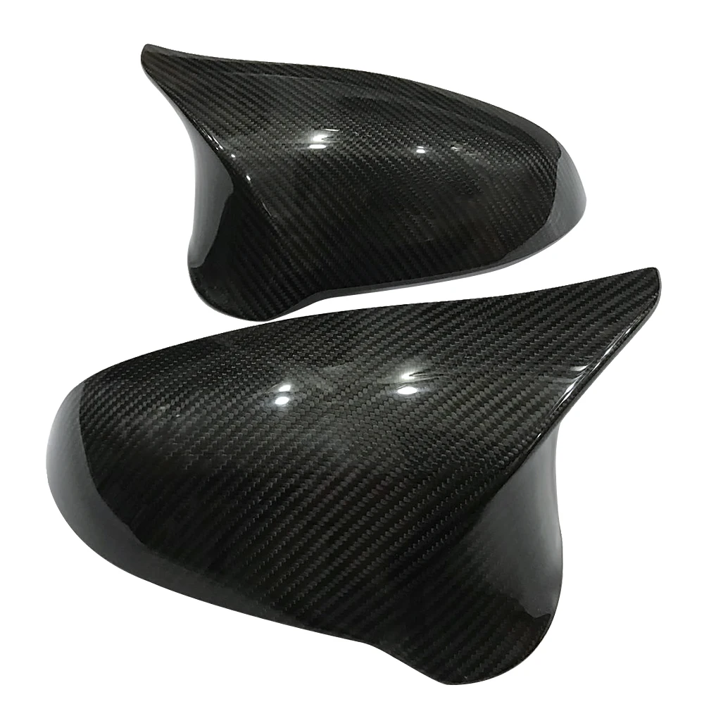 

For BMW M3 F80 M4 F82 2015-2018 Carbon Fiber Mirror Cover 1 Pair Replacement Caps Shell Car Accessories