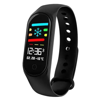 

Mi Band 4 Similar Item M4 Fitness Tracker Smart Bracelet Health Sports Band Waterproof Smartband Twitter WhatsApp Reminder