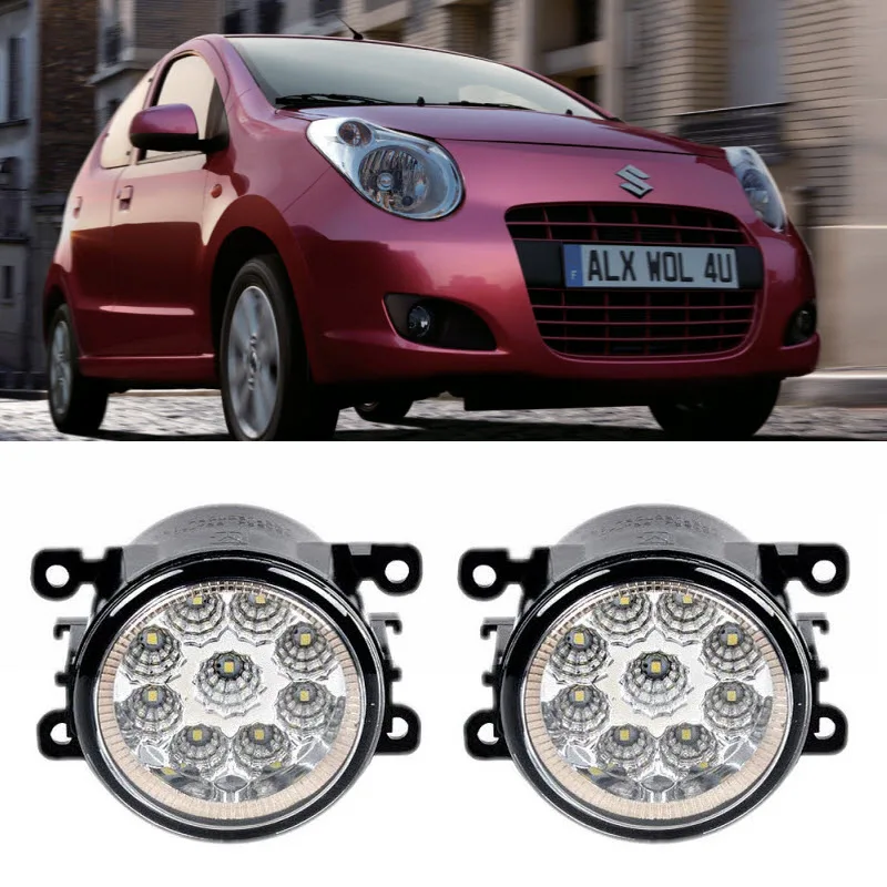 Car Styling For Suzuki Alto A star 2008 2013 9 Pieces Leds Fog Lights