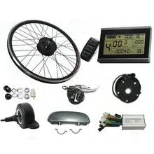 36V 350 W/500 W дешевый Электрический велосипед комплект с оправой 1" 20" 2" 26" 27," 700C(28") светодиодный ЖК-дисплей дополнительный двухколесного велосипеда