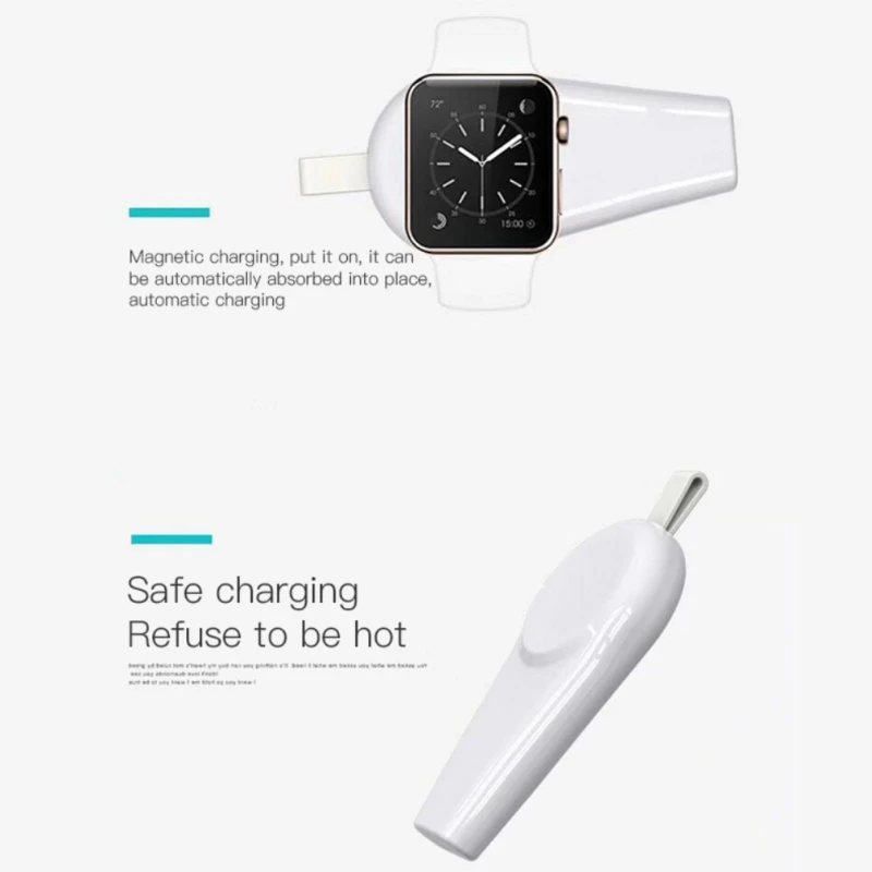 Беспроводное зарядное устройство для Apple Watch 4 зарядное устройство портативное зарядное устройство с USB серии 4 3 2 1 MFi сертифицированное