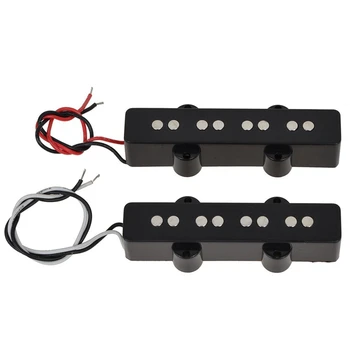 

Jb Bass Guitar Pickups Open Style Pickups Set Neck & Bridge For 4 String J Bass Guitar Part