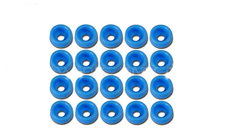 

F07296 Tarot 20 Pcs M2 Spacer Washer TL2818-01 Blue for GB Screws RC Helicopter Parts