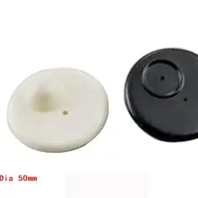Высококачественный eas R50 Tag 8,2 mhz rf eas модная одежда Противоугонная жесткая бирка диаметр 50 мм 1000 шт/партия