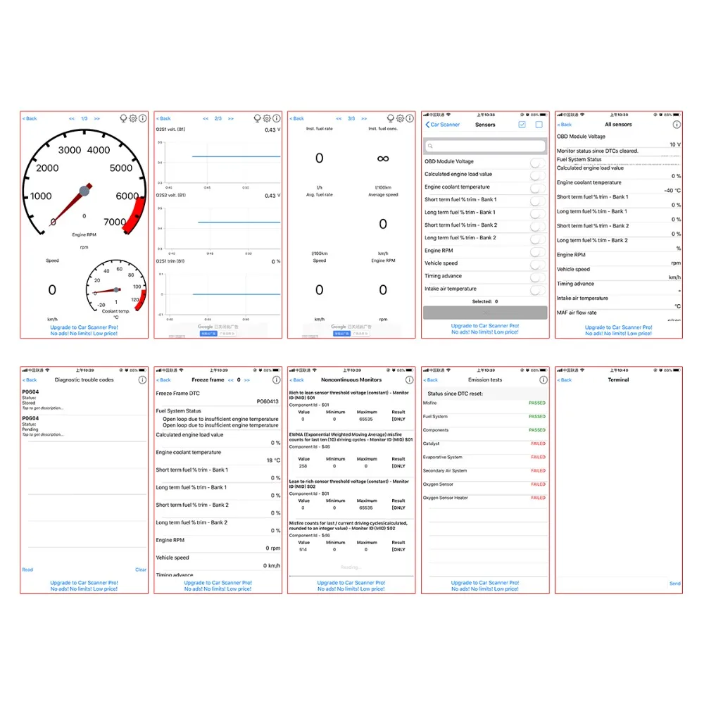 PIC18F25K80 ELM327 WIFI V1.5 OBD2 ماسحة السيارات خطأ قانون القارئ OBDII قارءات محول السيارات التشخيص أداة مسح ضوئي ل IOS الروبوت