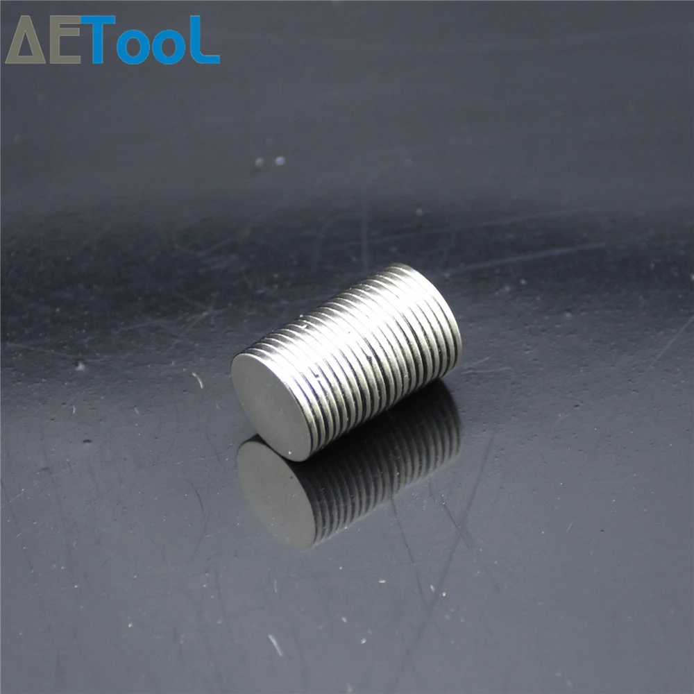 

AETool 10/20/50 pcs N50 10mm x 1 mm Strong Round Magnets Dia 10x1mm Neodymium NdFeB Magnet Rare Earth Magnet 10*1 mm Magneet