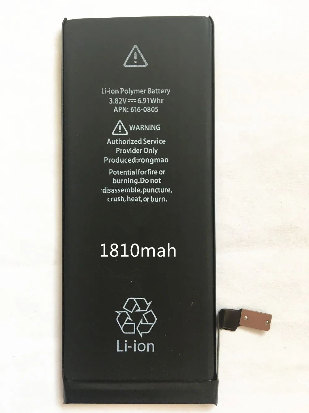 Для iphone 6 аккумулятор 3,82 V 1810mAh встроенный литий-ионный аккумулятор для iphone 6 6G с набором инструментов для ремонта