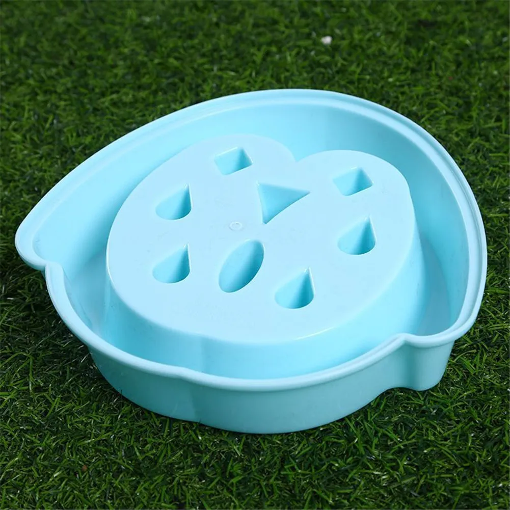 2019 New Pet Dog Bowl Slow Feeder Plastic Anti Choking Puppy Cat Eating Dish Bowl Anti-Gulping Food Plate