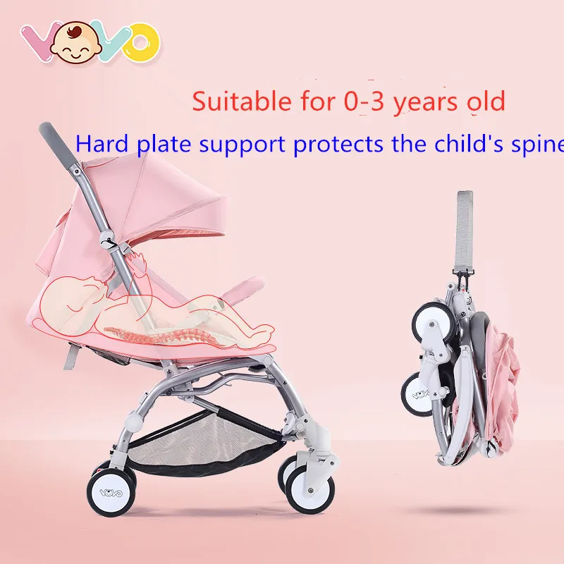 Bambino trolley ultra-luce portatile pieghevole Mini Ombrello auto con semplice tasche per i bambini