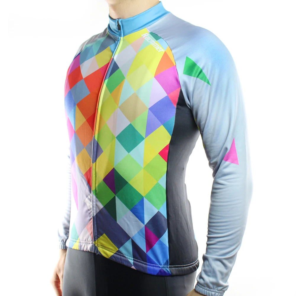 Ropa Ciclismo мужская теплая флисовая велосипедная одежда с длинным рукавом для