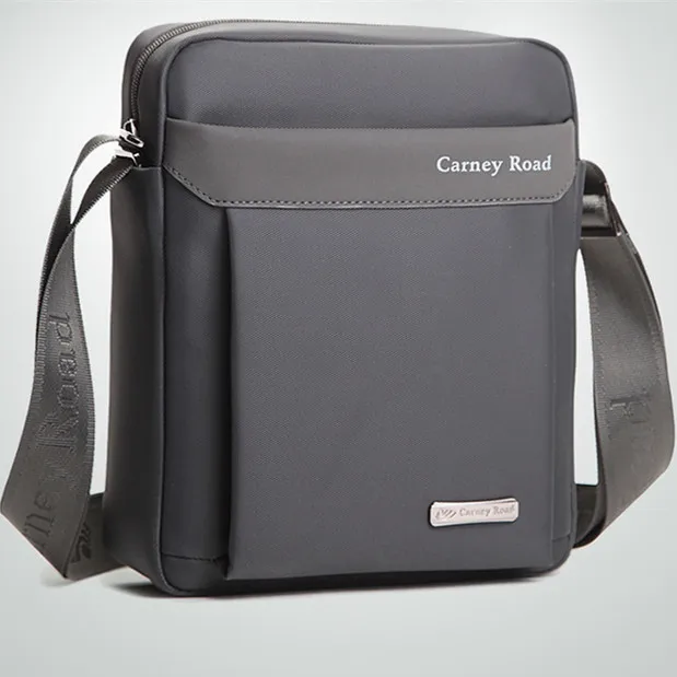 

Solid colors (3) Black/Grey/Brown Waterproof Oxford Fabric men messenger bags shoulder bags cross body bags for iPad
