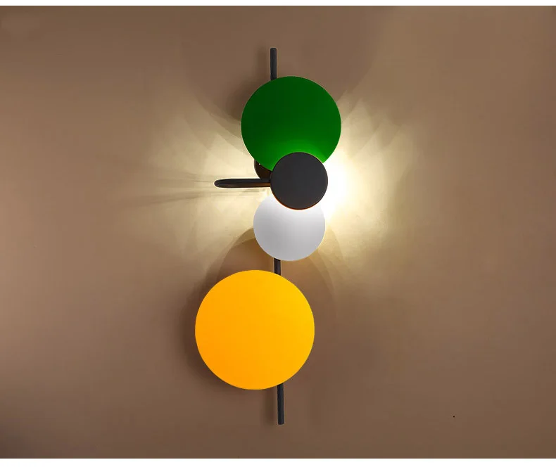 Moderno e Minimalista Sala de Estar Luzes do Corredor Nordic Parede Personalidade Criativa Quarto Lâmpadas Led Luz 10 luz parede luzes do corredor personalidade criativa quarto lâmpadas led