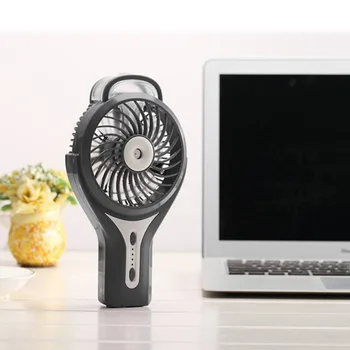 

Portable Mini Cooling Fan Hand-held Humidifier Misting Fan Water Spray Fan Adjustable Air Cooler USB Rechargeable For computer