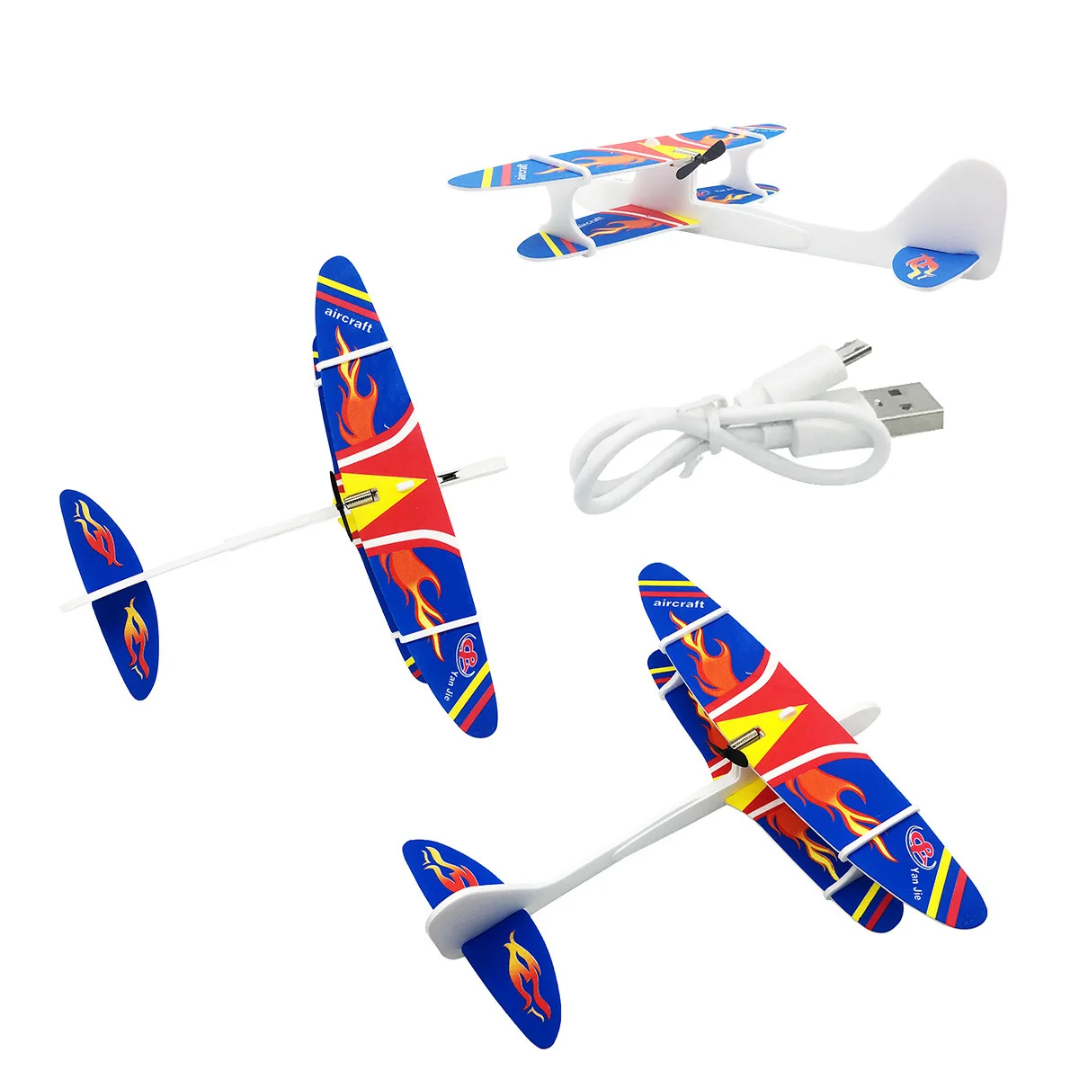 

New Style Electric Hand Tossed Cyclotron Aircraft Shatterproof Fight Inserted Model Lithium