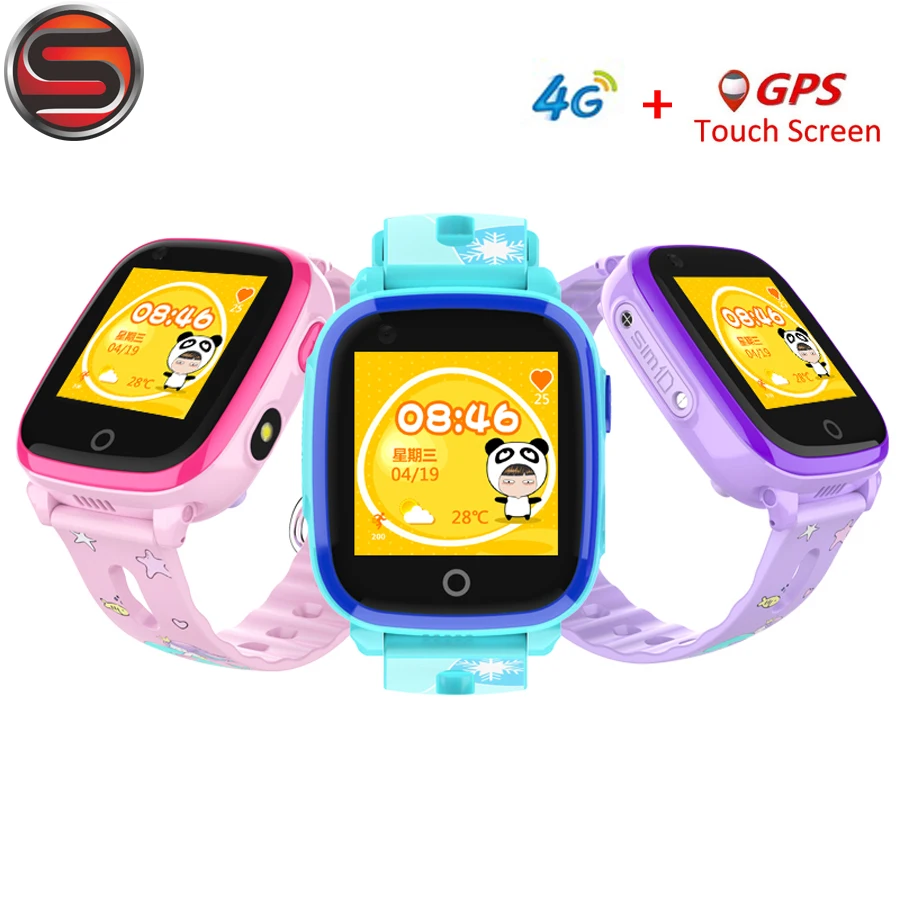 

4G Child Smart watch Remote Camera GPS WI-FI Kids Students SOS Video Call Monitor Tracker IP67 Waterproof DF33 Wristwatch G03