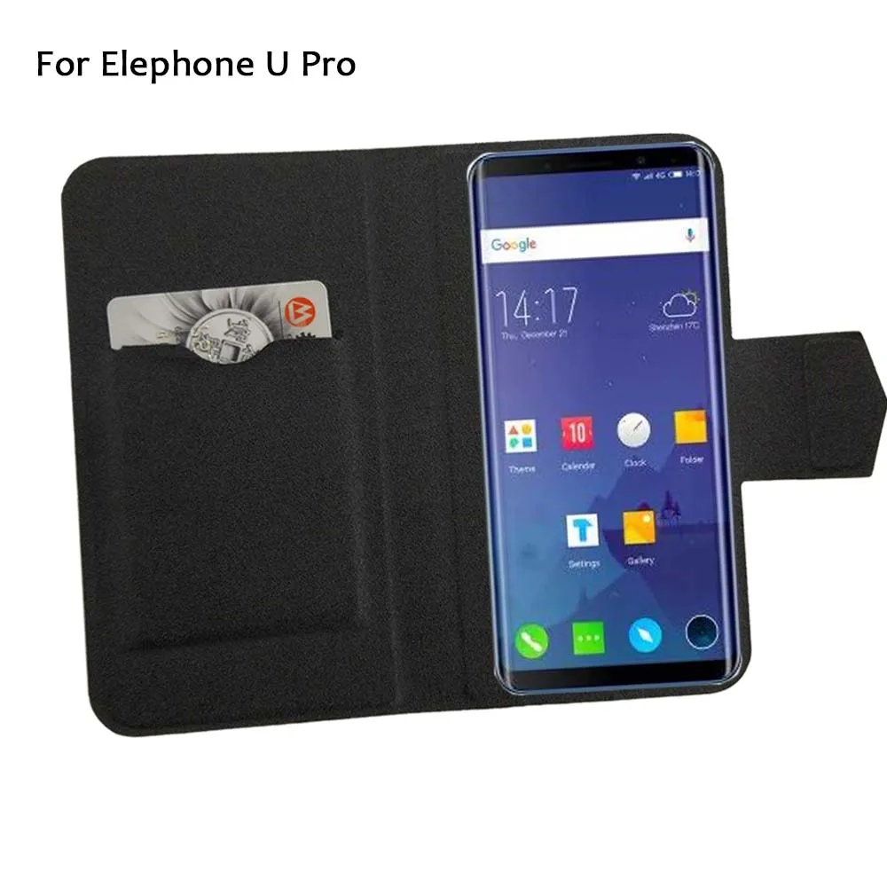 

5 Colors Hot! Elephone U Pro Case Phone Leather Cover,Factory Direct Protective Full Stand Leather Phone Shell Cases
