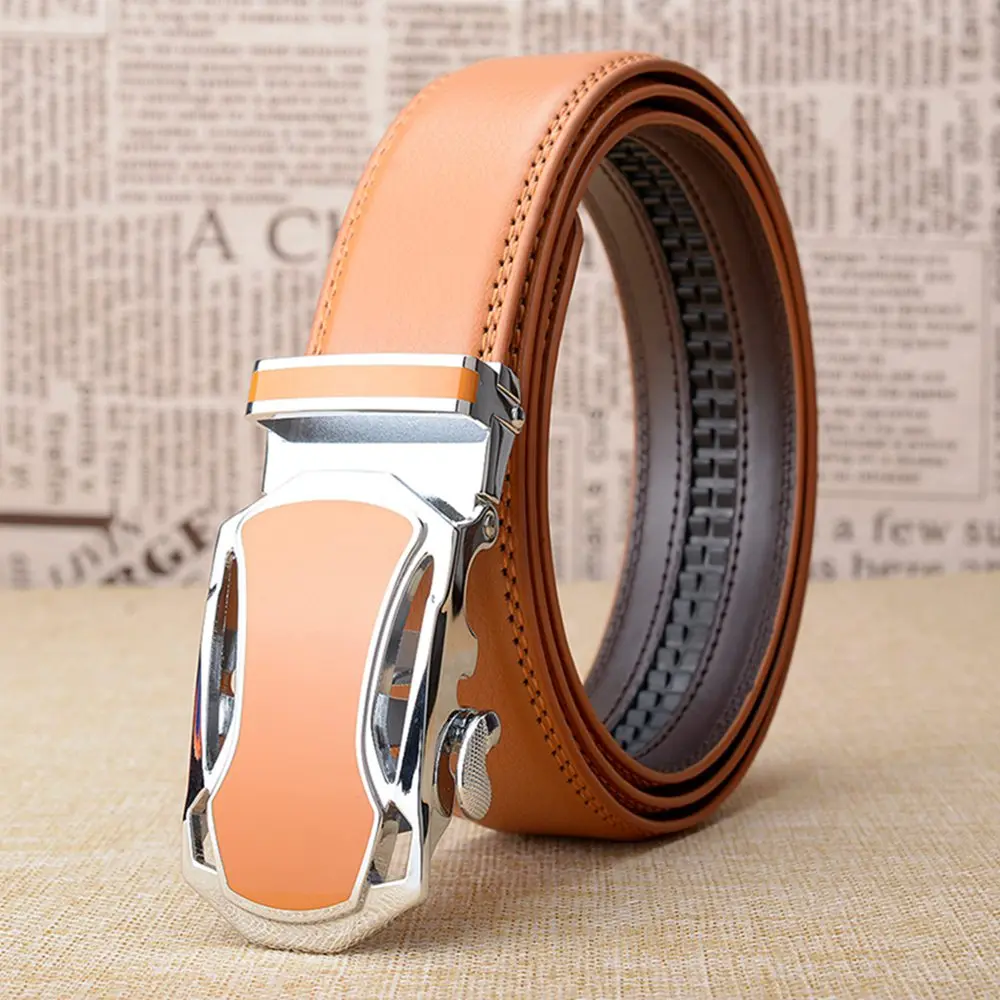 20 Models Automatic Buckle Belt Men Real Male Car Auto Belt Genuine