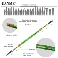 UANME лучший 27в1 нож для обслуживания BGA для iPhone cpu NAND чип IC удалить клей разбирать паяльное лезвие
