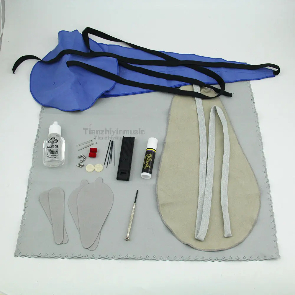 

Sax Care Kit Musical Instrument Cleaning Flexible Bore Brush Polish Cloth