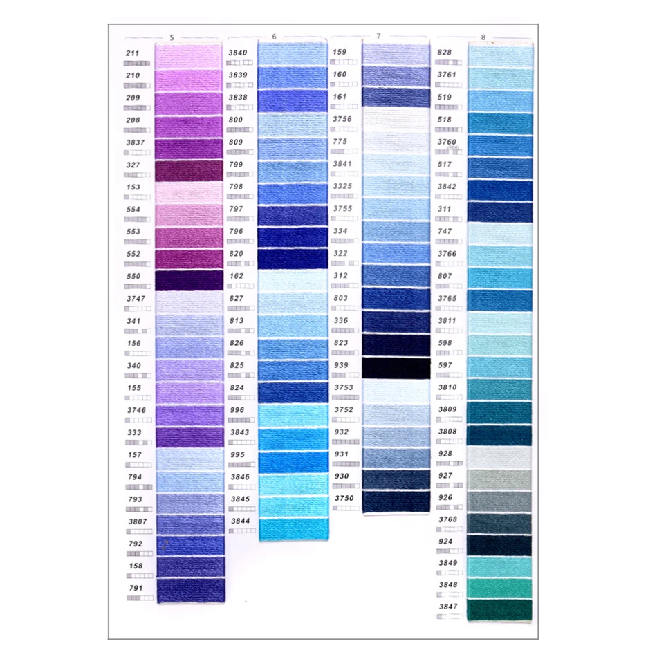 DMC Similar Embroidery Thread Floss Cross Stitch Cotton Thread cross stitch floss,embroidery floss,embroidery thread,cross stitch thread
