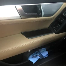 2 шт. спереди дверь ящик для хранения ручки для Mercedes Benz C class W204 2008- контейнер держатель лоток машины Организатор аксессуары