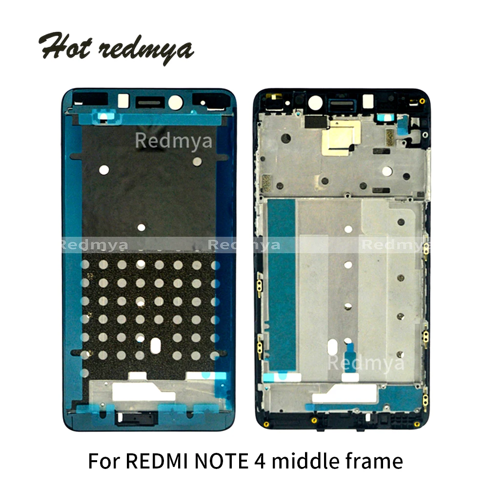 

1Pcs Middle Frame For Xiaomi Redmi Note 4 LCD Housing Plate Bezel Middle Frame Faceplate Plate Repair Replacement repair parts
