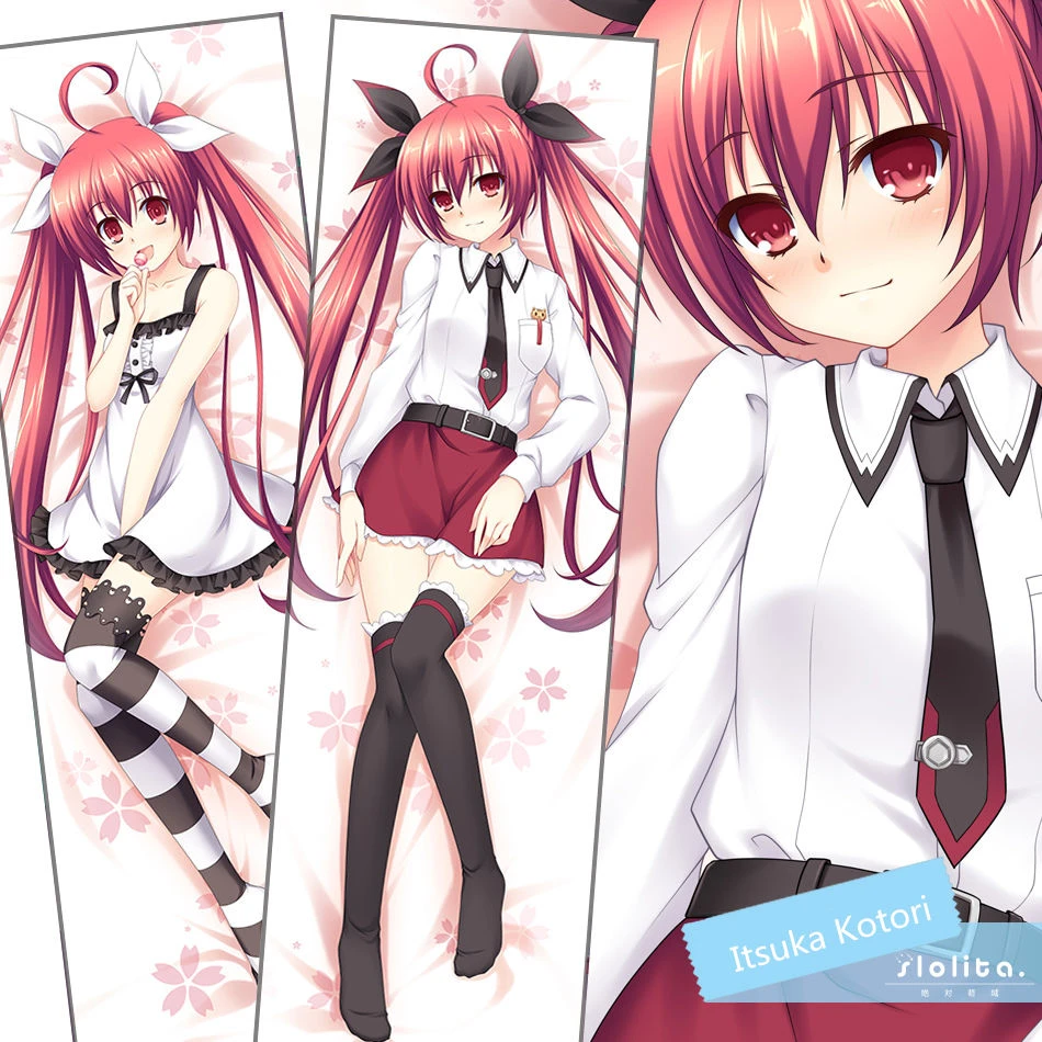 Details about / Anime DATE A LIVE Itsuka Kotori Dakimakura Hugging body Pillow Case B88-2