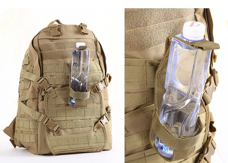 Прочный и портативный Открытый путешествия чайник сумка тактическая бутылка для воды мешок нейлон Регулируемая волшебная лента военное покрытие кобура