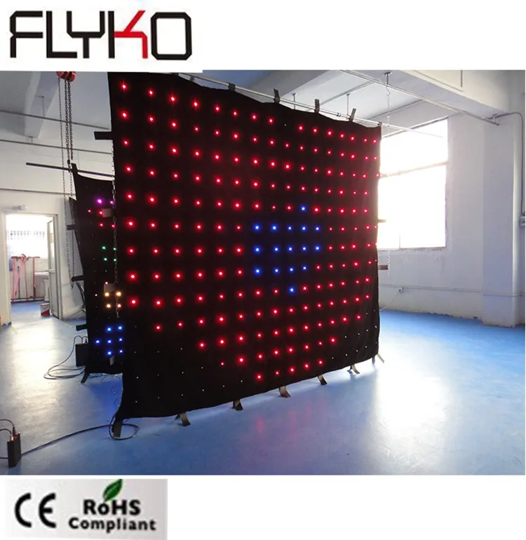 

Big promotion!!! P18 2*3 good quality wholesale price top selling video LED display curtain