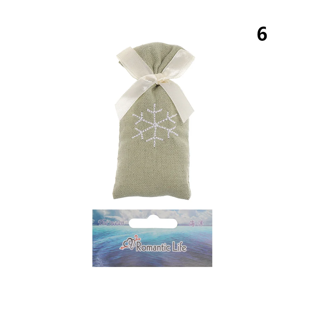 Creative Aromatherapy Closet Freshener Fabric Embroidery Fresh Small Sachet Home Wardrobe Deodorant Dehumidification Sachet - Аромат: ocean