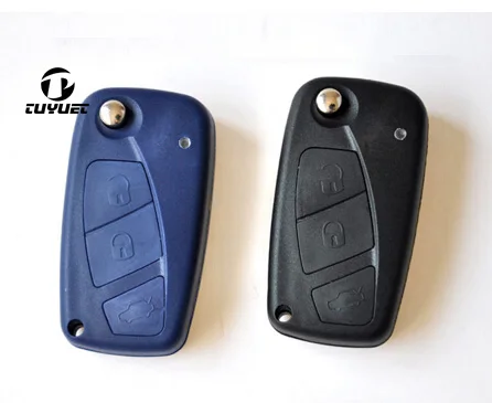 Fiat one button remote key fob case /blade for PUNTO STILO IDEA DOBLO DUCATO
