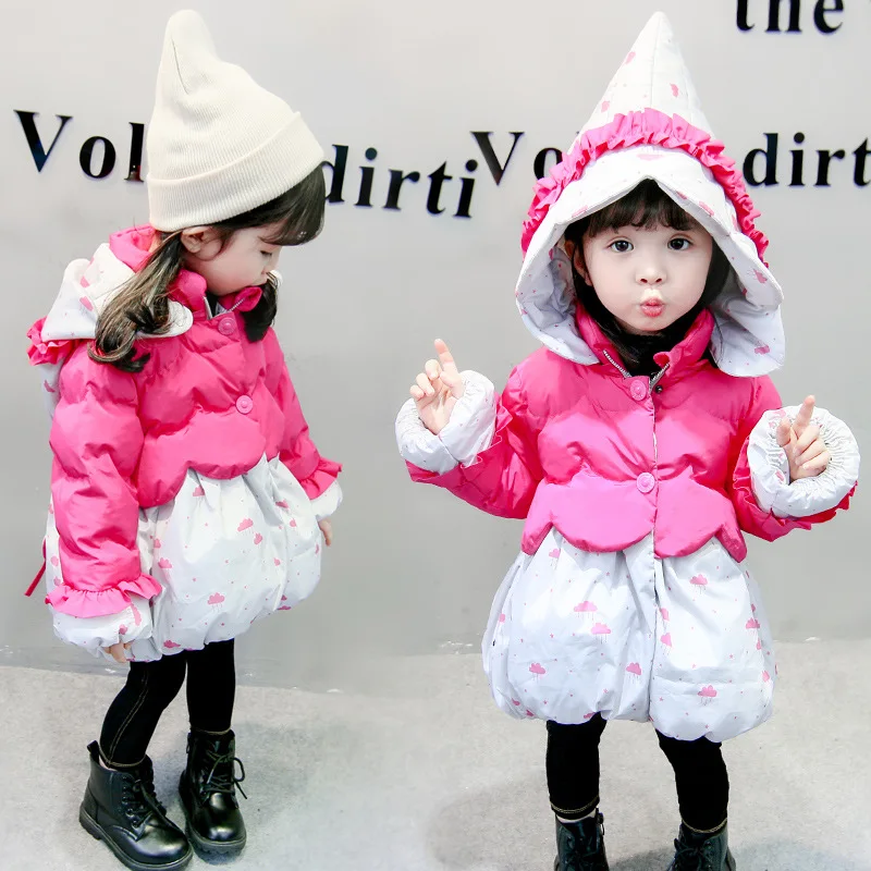 

Baby Coats Jackets Baby Girl Clothing 2018 Winter Clothes for Baby Girls 1st Birthday Clothing Outfits Cotton Warm Toddler Coat