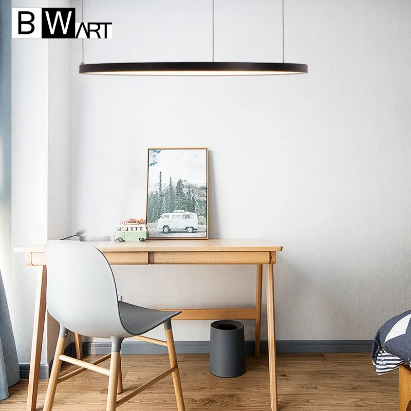 BWART современный светодиодный алюминиевый круглый светильник для внутреннего дизайна, инженерная осветительная линия, подвесной светодиодный светильник