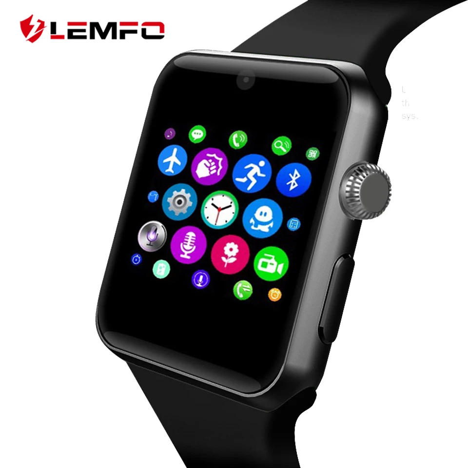 

LEMFO LF07 Bluetooth Smart Watch Support SIM Card Pedometer Bluetooth 4.0 Voice Interactive Smartwatch For IOS Android Phone