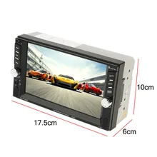 2016 Новый 7 Дюймов Сенсорный Экран Авто Dvd-плеер Автомобиля Bluetooth 800*480 DVD Радио-Плеер Для Автомобиля черный Горячий