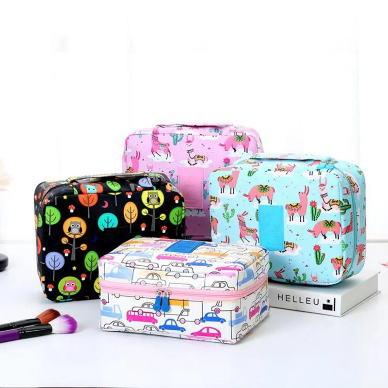 Large Capacity Cartoon Portable Cosmetic Bag Storage Multifunction Make Up Wash Case Women Travel Zipper Functional Bag Large Capacity Cartoon Portable Cosmetic Bag Storage Multifunction Make Up Wash Case Women Travel Zipper Functional Bag